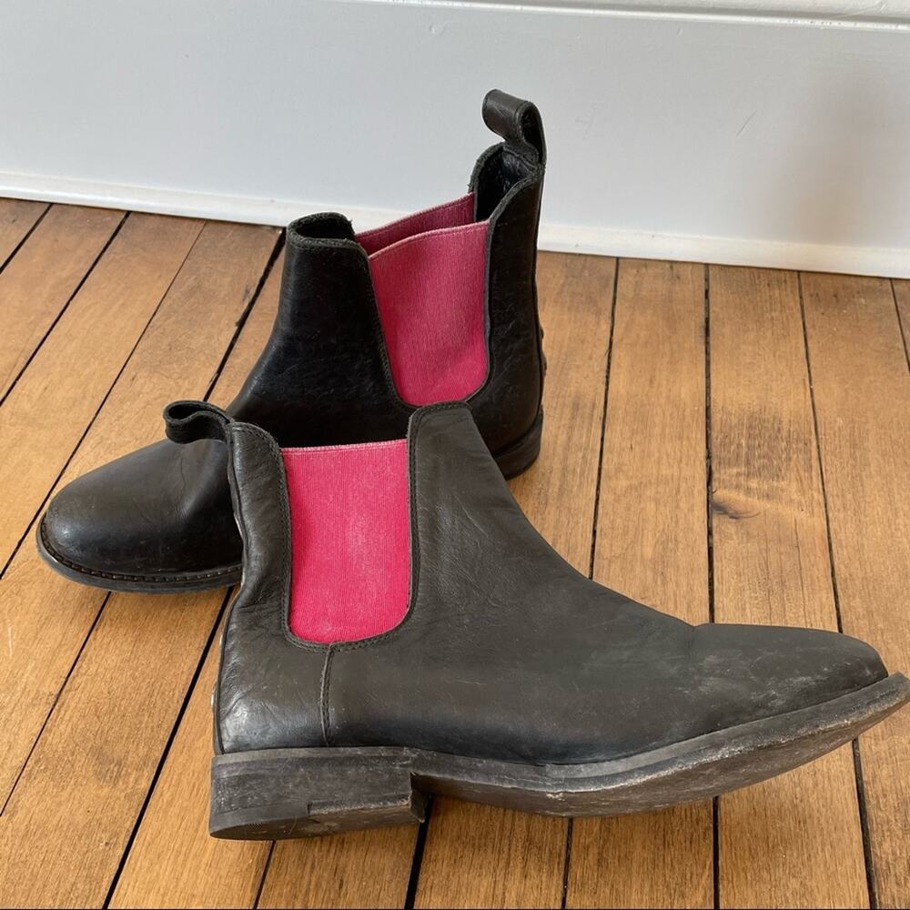 Free People x Farylrobin Mountain Peak Leather Chelsea Boot Janice Black 7 - Picture 9 of 11